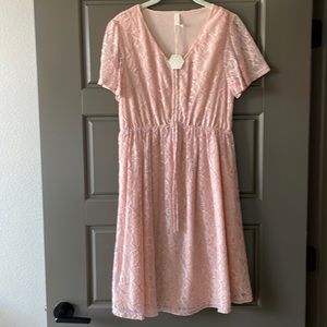 Pink Blush maternity dress